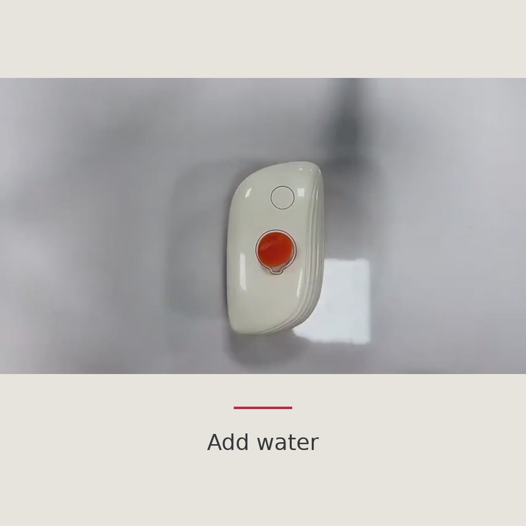 SpaMist demo: add water, press for a soft mist, brush with the grain, loose fur stays on the teeth